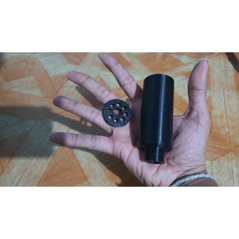 3d printed 3, 7 inch barrel cover / supp