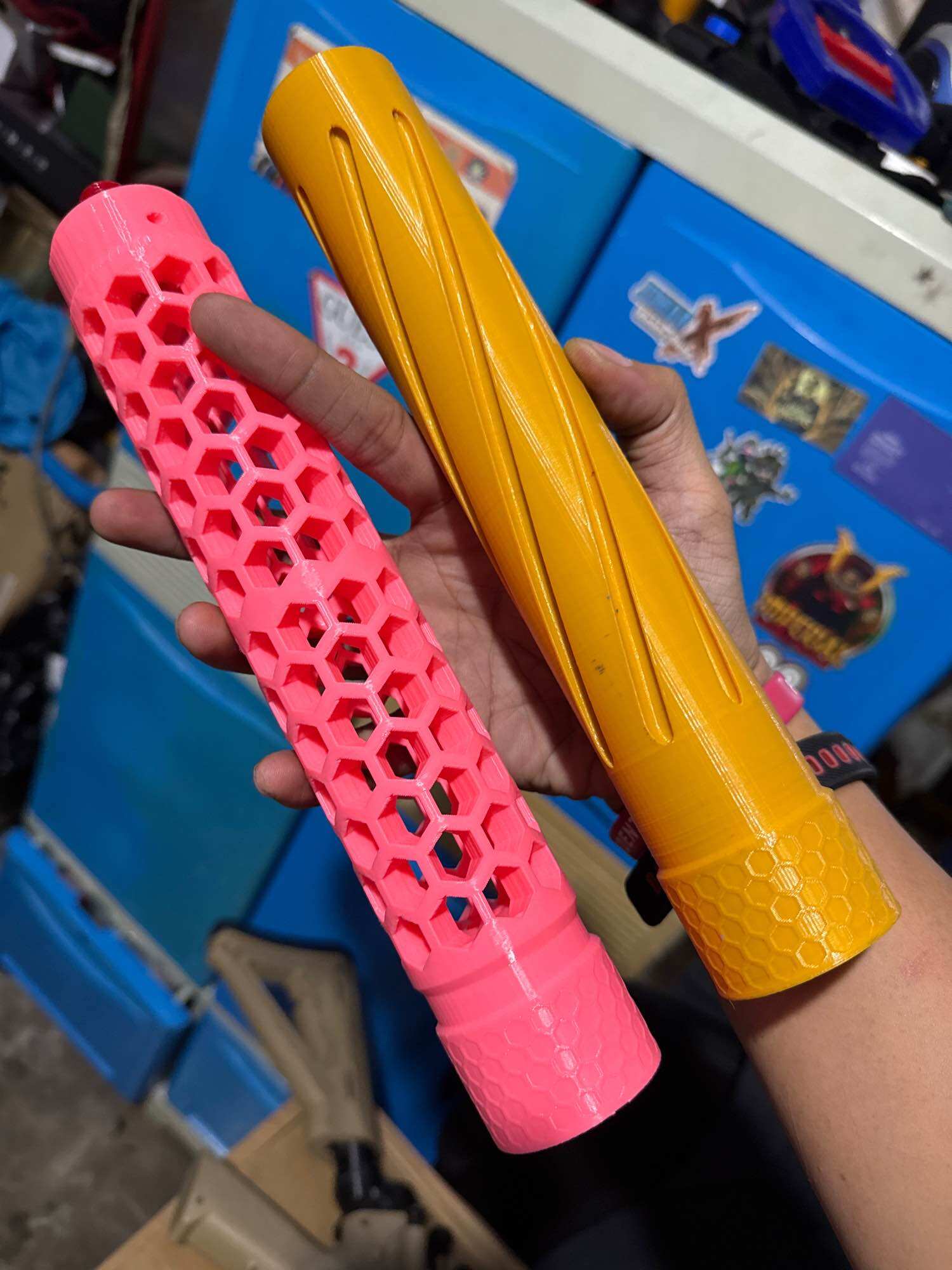3d printed bohan mk8 HK416 TG F4 speedball gel blasters twist handguards TOY