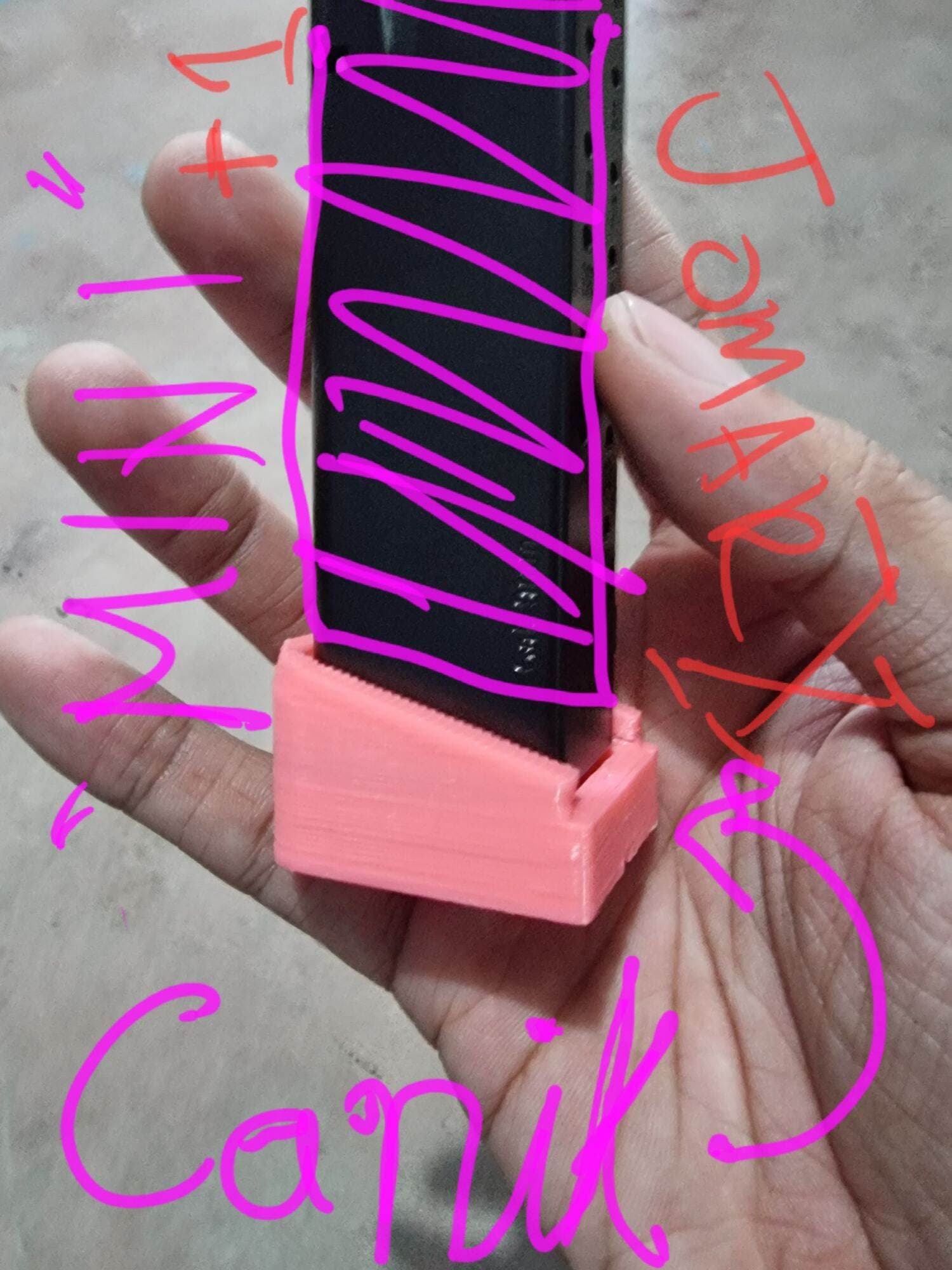 3d printed Caniks mags padz