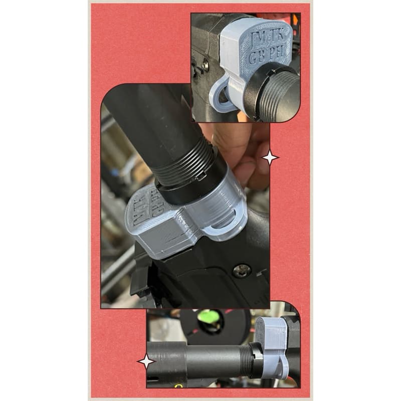 3d printed drop stock adapter for Gel blaster TG ARP9 v1 to v3