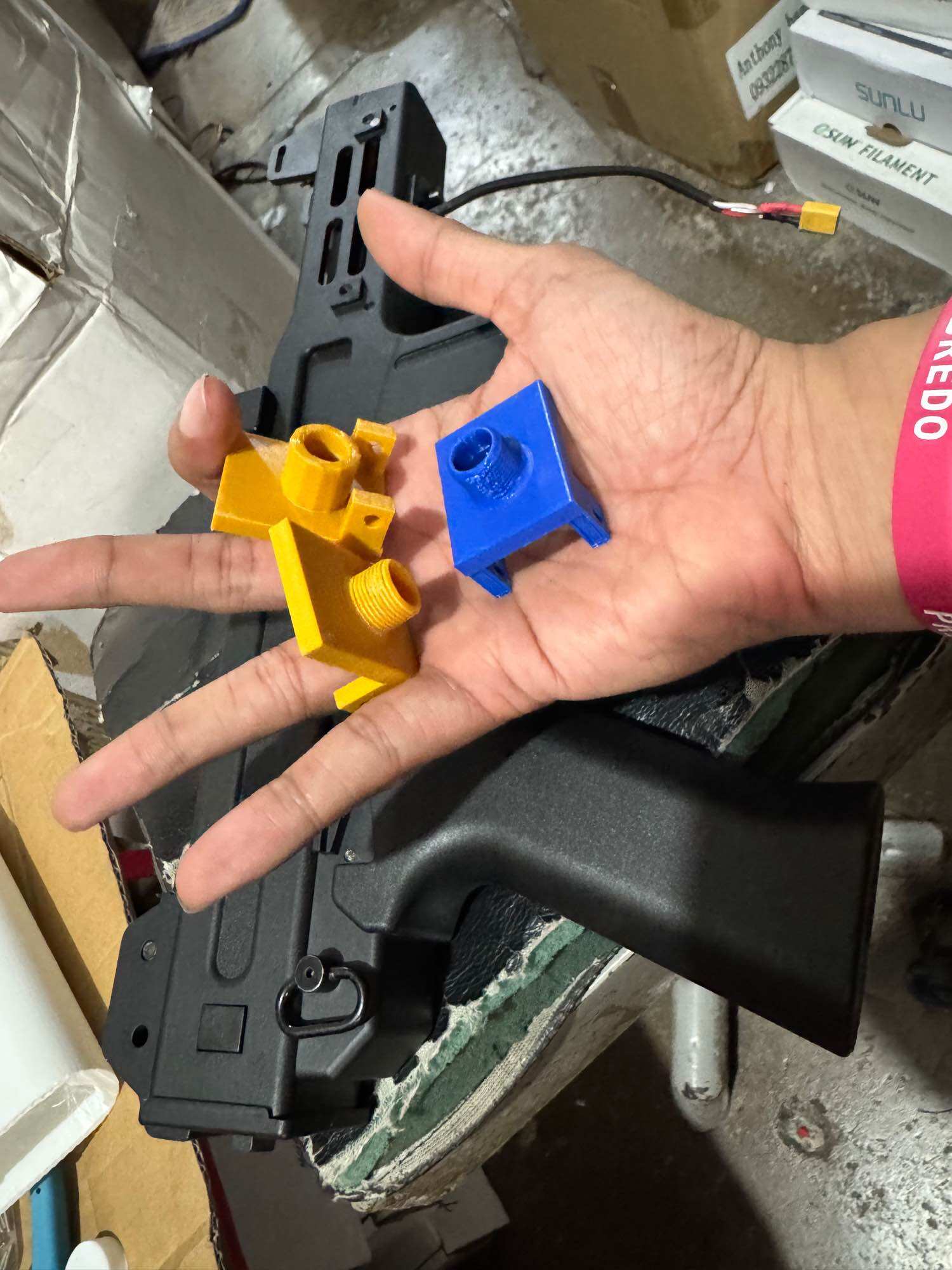3d printed DS SPECTRE Gel blasters threads replacement