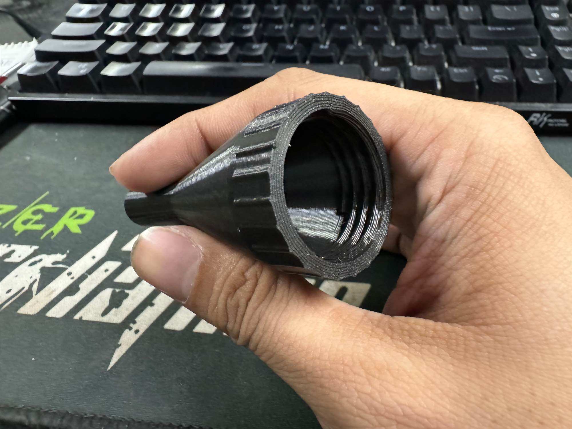 3d printed funnel water gel balls loader