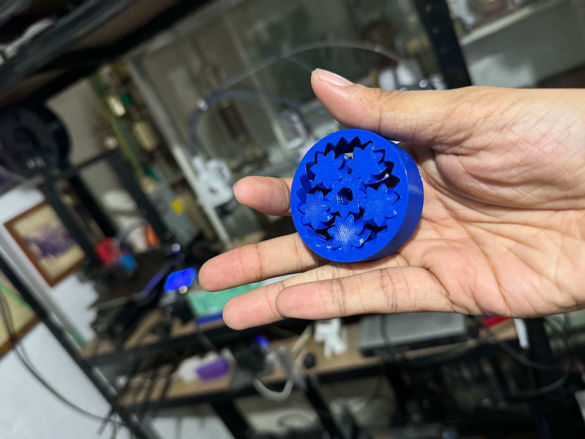 3d printed gear fidget toy