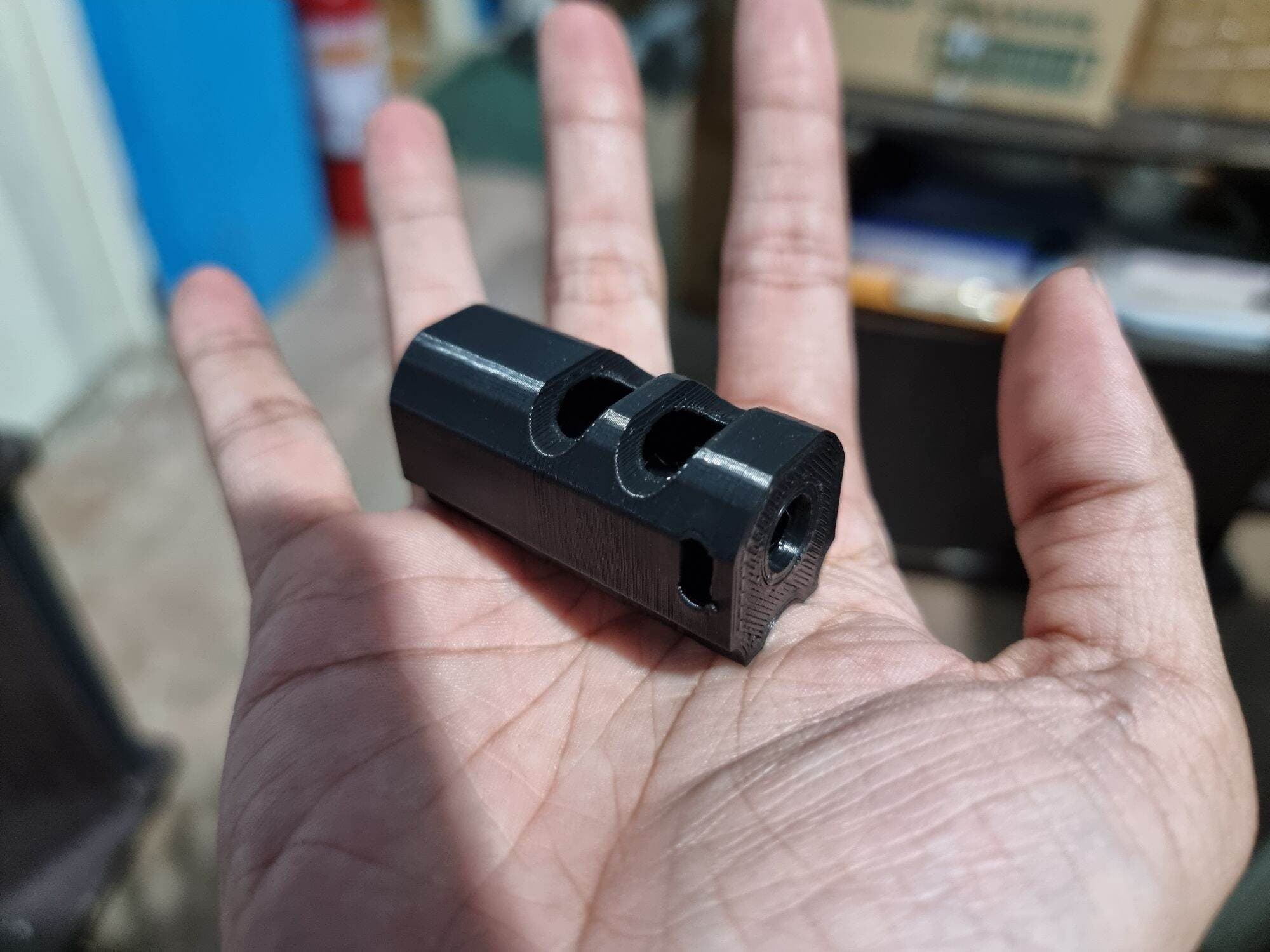 3d printed Hi Capa HiCapa 19.11 C0mpensat0r for SoftAir