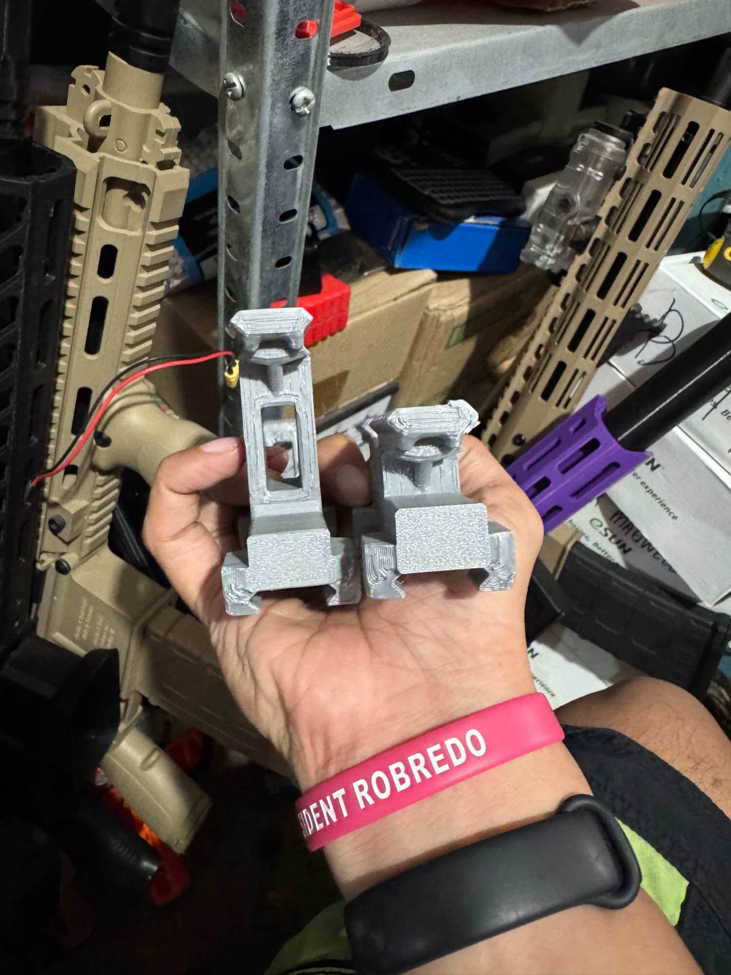 3d printed hydra inspired rail riser TOYS