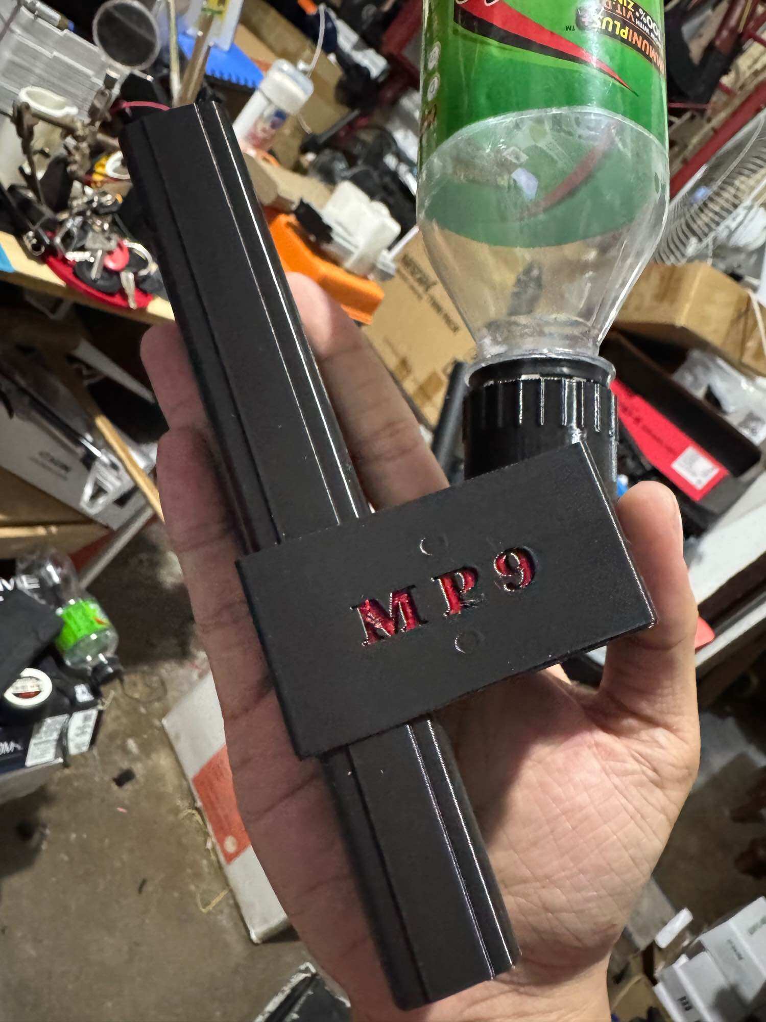 3d printed Lehui Mp9 mag adapter for Gel Blasters TOY