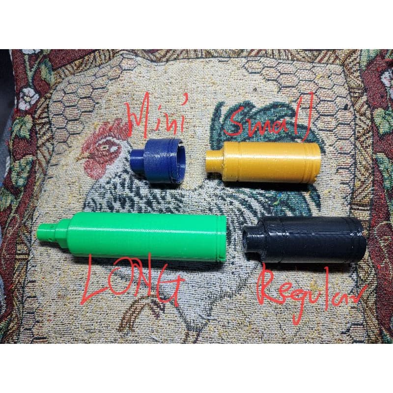 3d printed Mini / long Loudener for Gel Blasters / Soft Air
