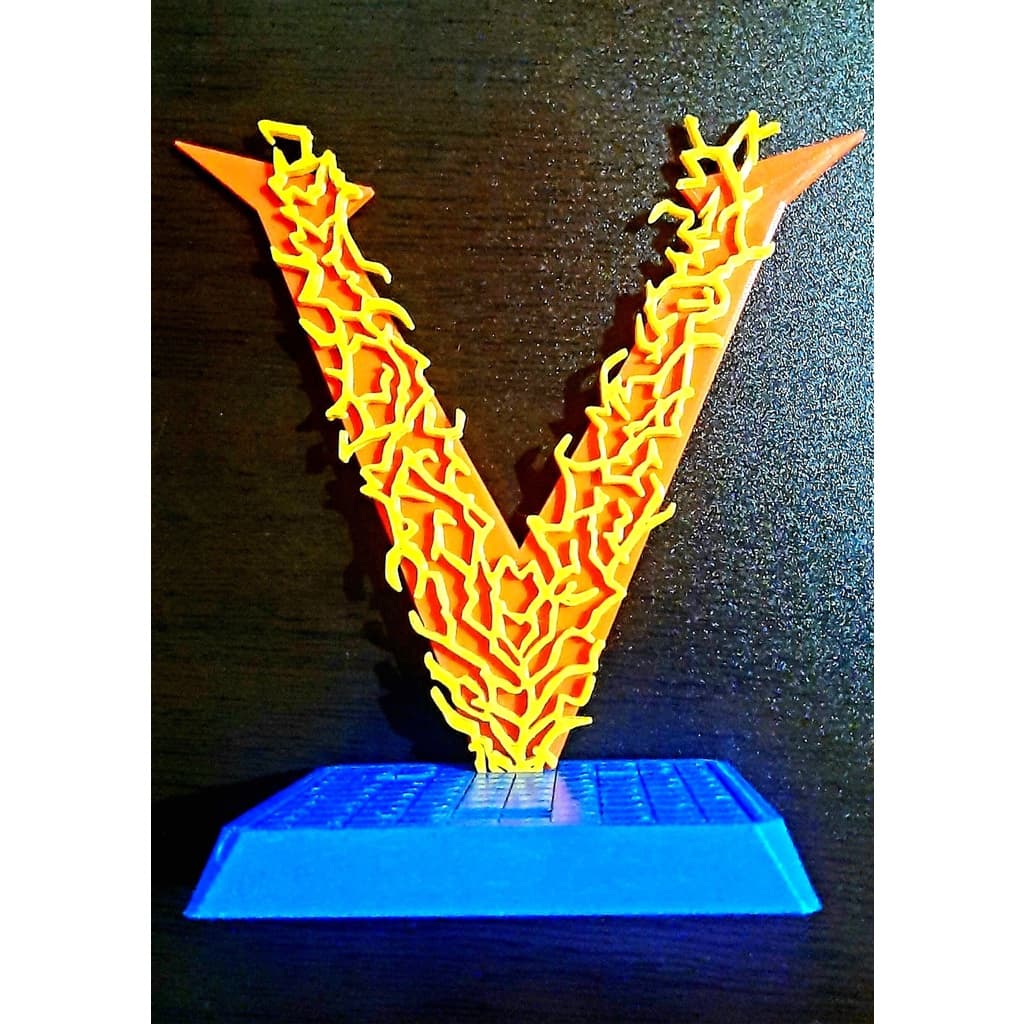 3d printed minipla Voltes V display base ONLY