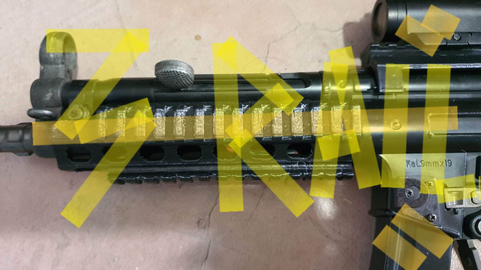 3d printed MP5 handzGuardz for SoftAir TM / JG or Cyma Mp5z Gel Blaster TOY
