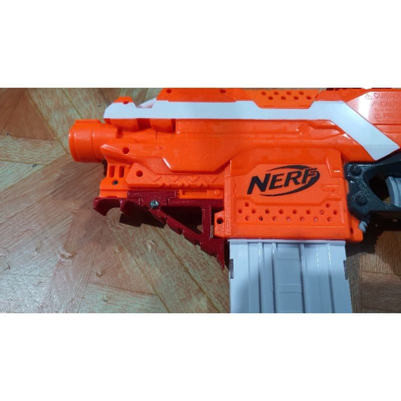 3d printed Nerf Stryfe Angled Foregrip