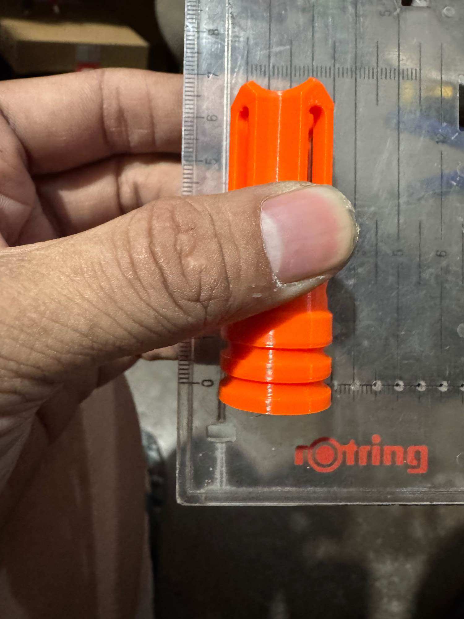 3d printed orange tip CCW 14mm flashhider soft air gel blasters TOYS