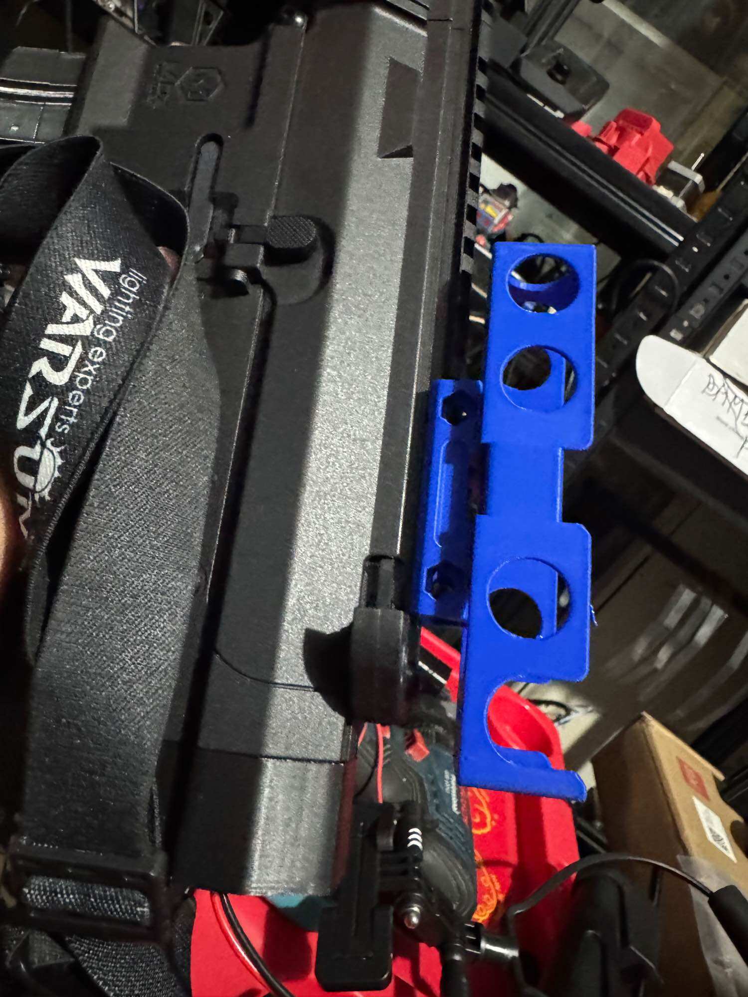 3d Printed rail battery tray for gel blasters TOY
