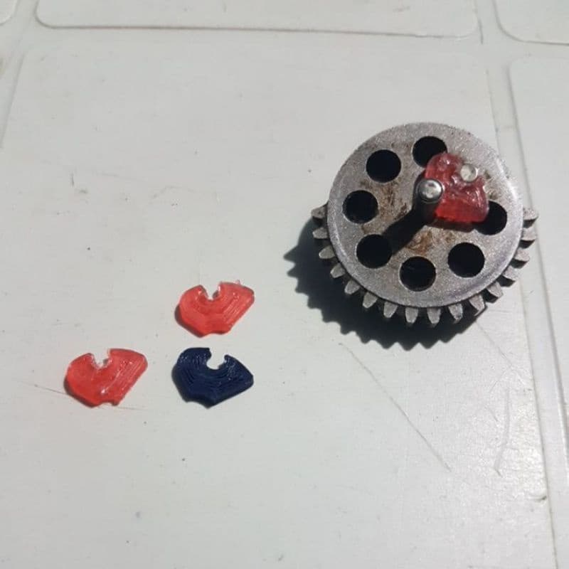 3d printed sector clip / delayer for softair or Gel Blaster