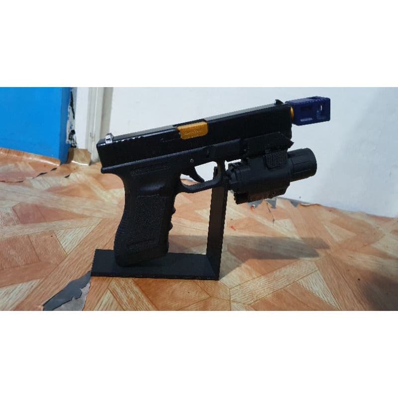 3d printed simple stand for SoftAir / Glocks - HiCapa - ETC
