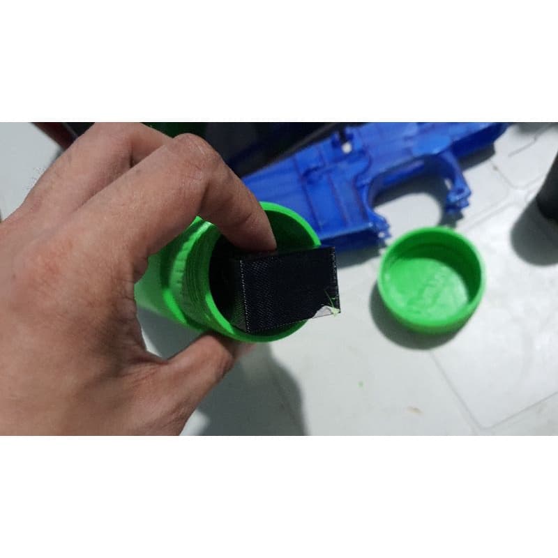 3d printed Speedball Battery Stock (Circular) designed by JomarX