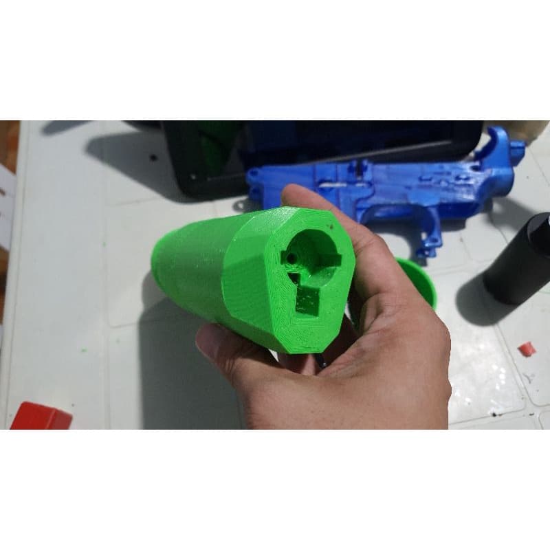 3d printed Speedball Battery Stock (Circular) designed by JomarX