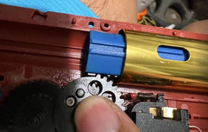 3d printed TPU rubber cylinder head AOE spacer for gel blaster