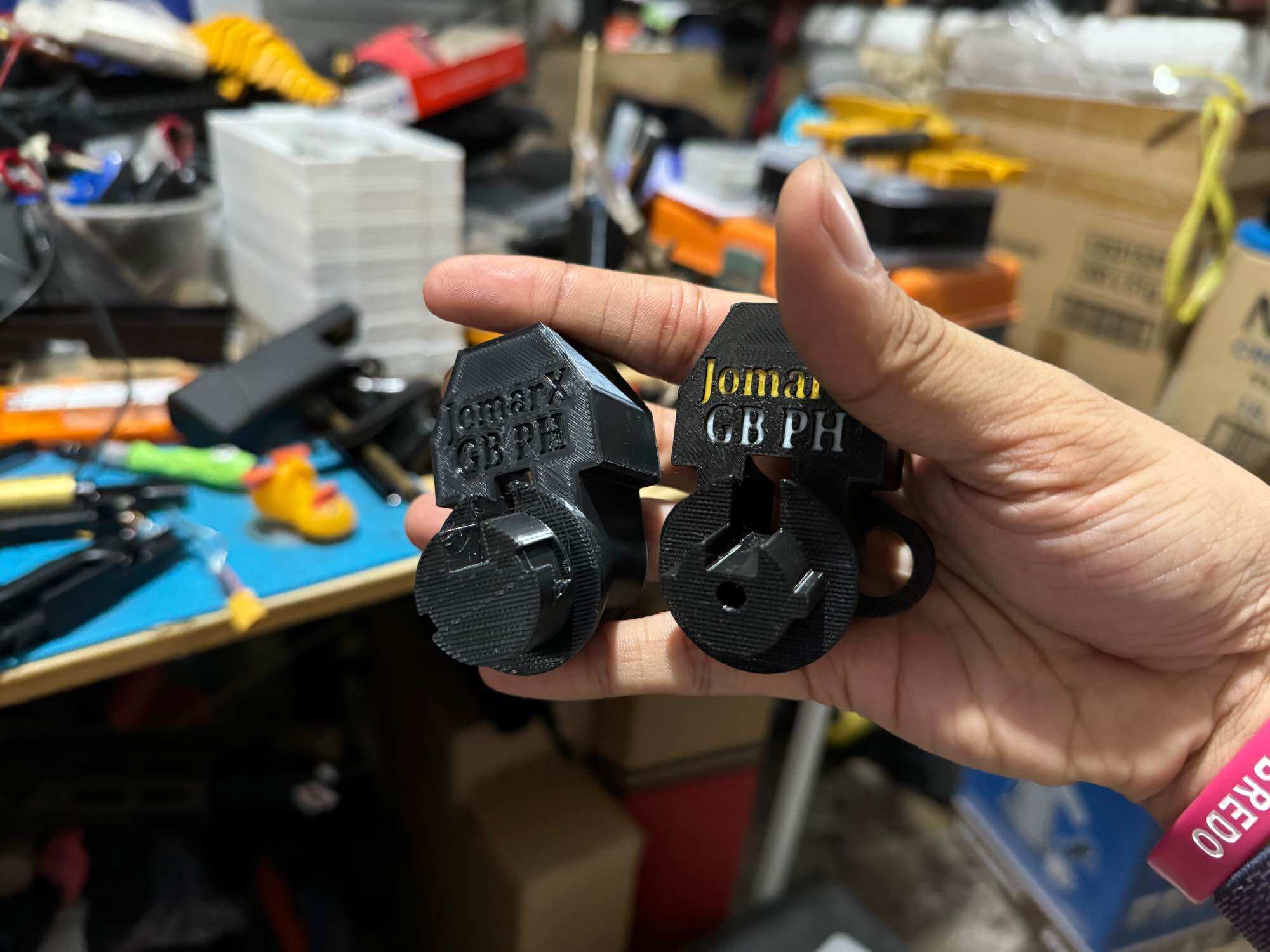 Jomarx 3D printed angled drop stock adapter for WD PDX gel Blaster TOYS