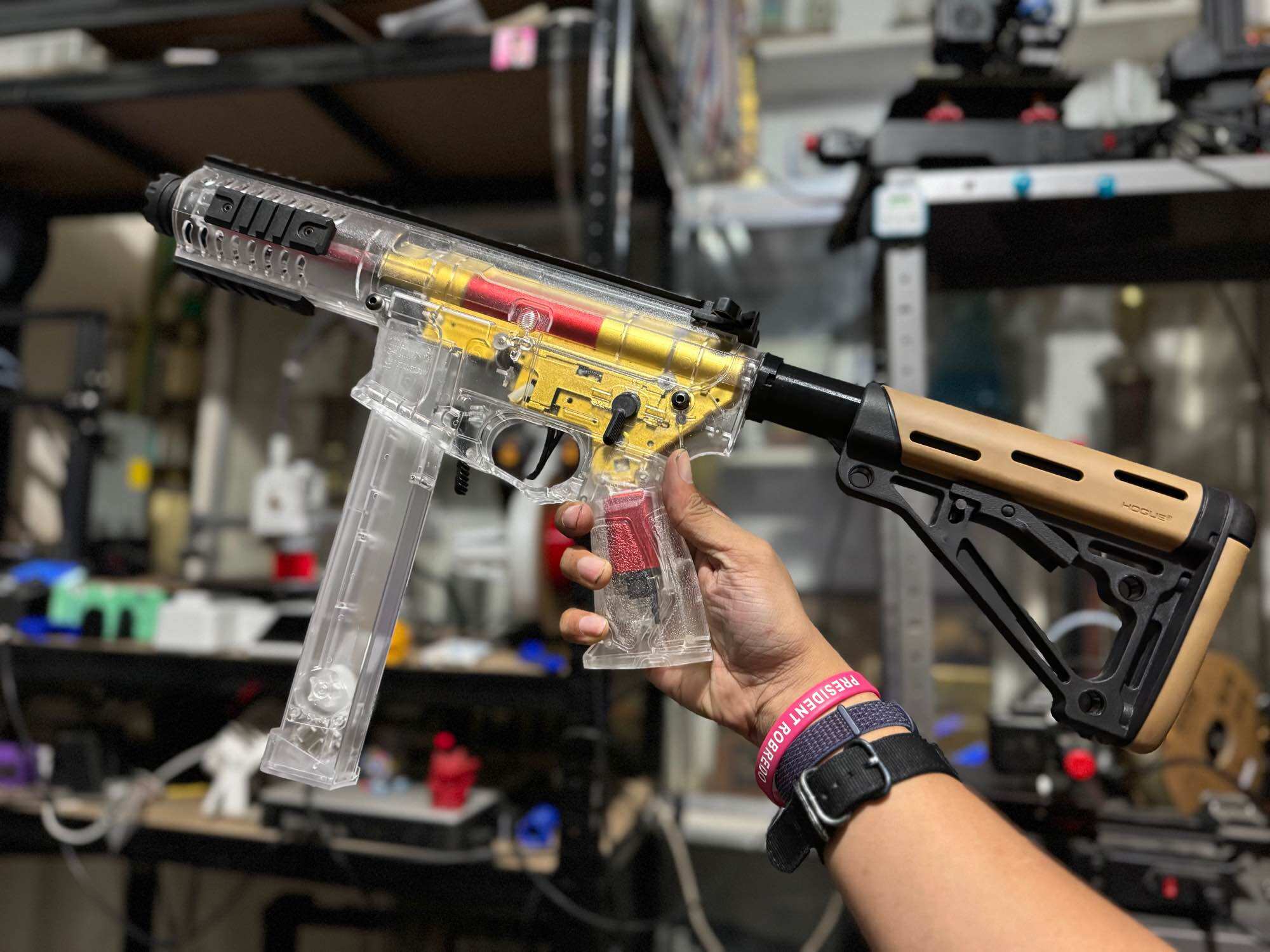 jomarx 3d printed butt tube for WD PDx / TG ARP9 gel blasters TOY