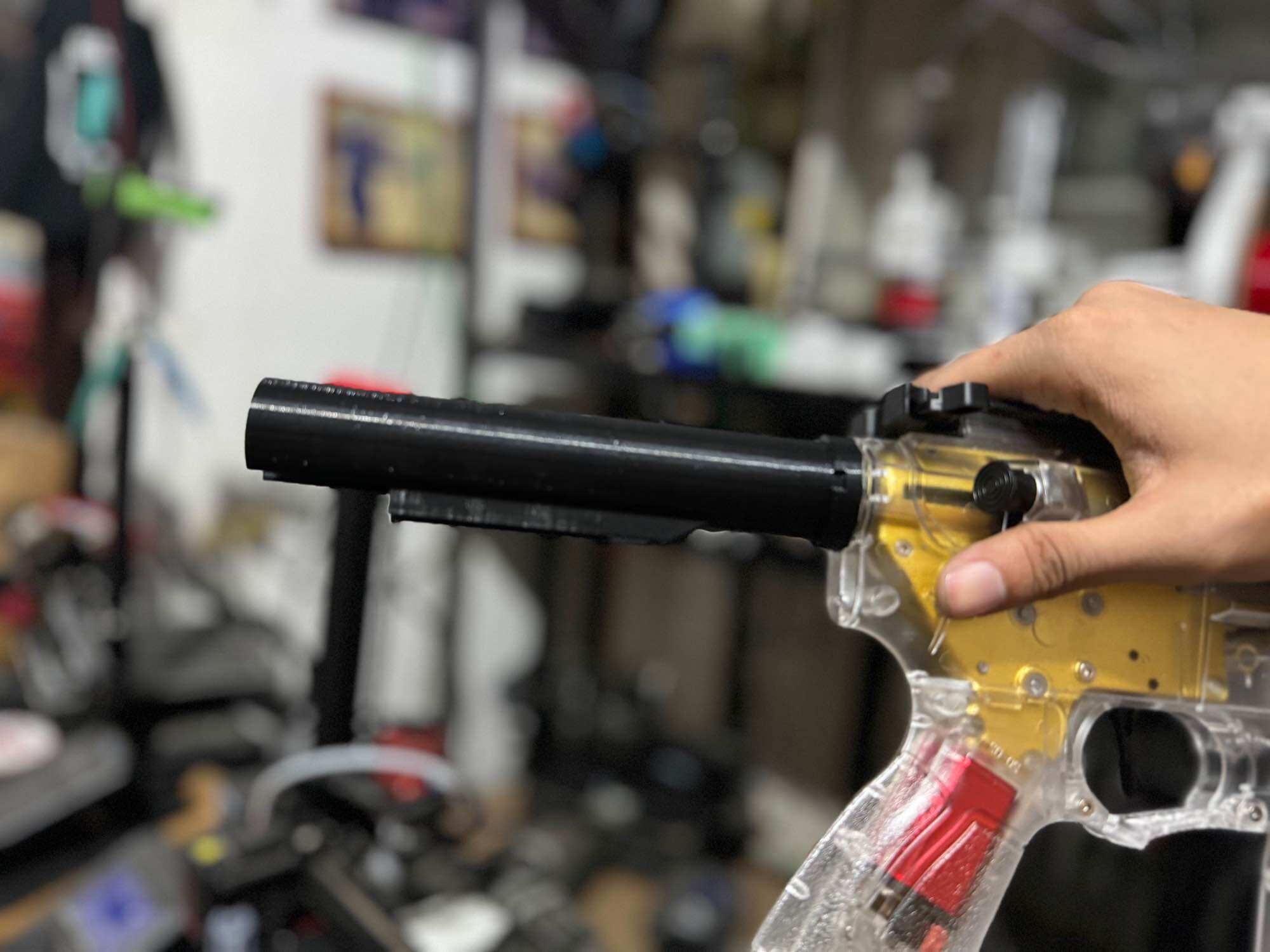 jomarx 3d printed butt tube for WD PDx / TG ARP9 gel blasters TOY