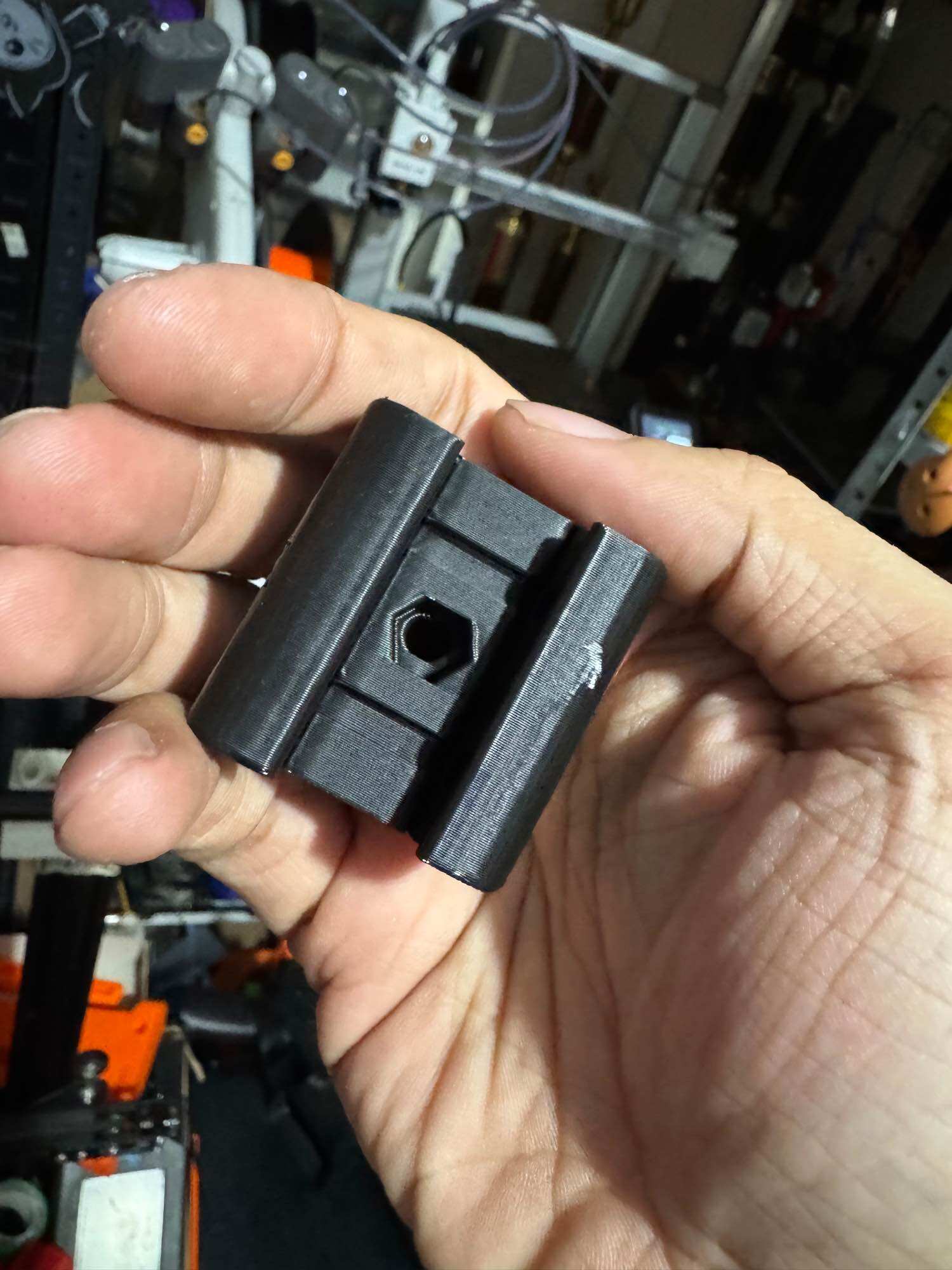 JomarX 3D printed Rails to tube adapter for sijun MCX TOY