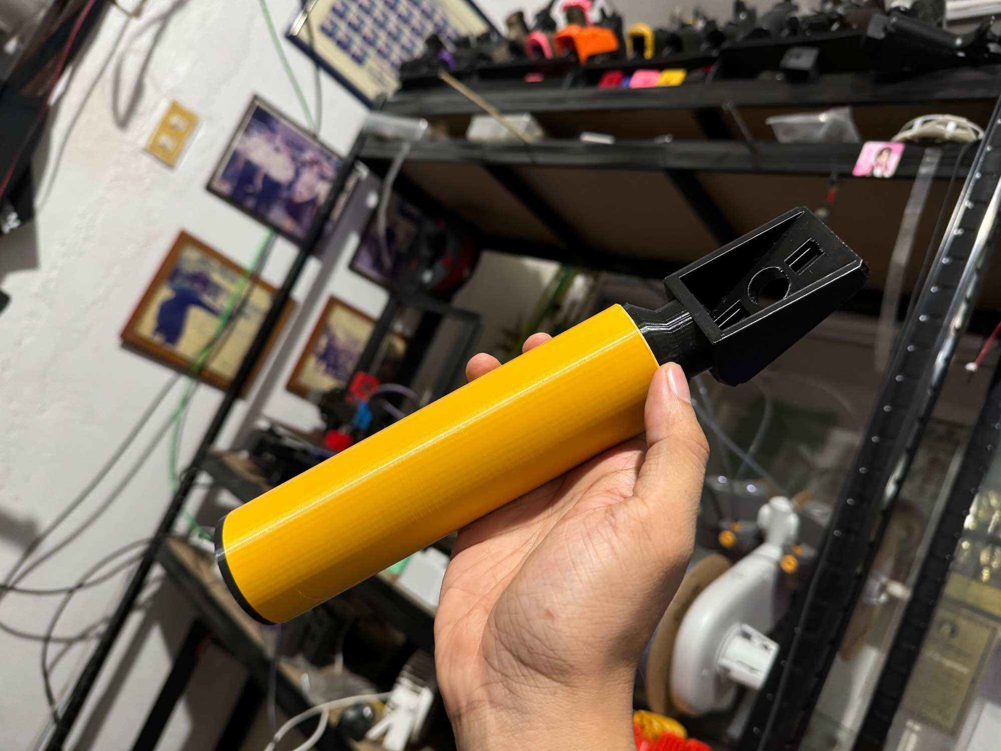 JomarX 3D printed speedball battery grip