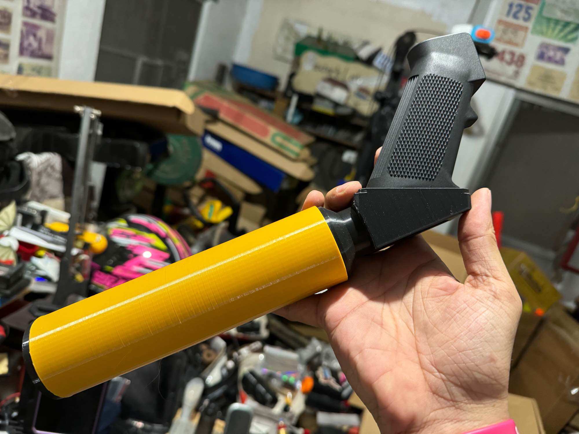 JomarX 3D printed speedball battery grip