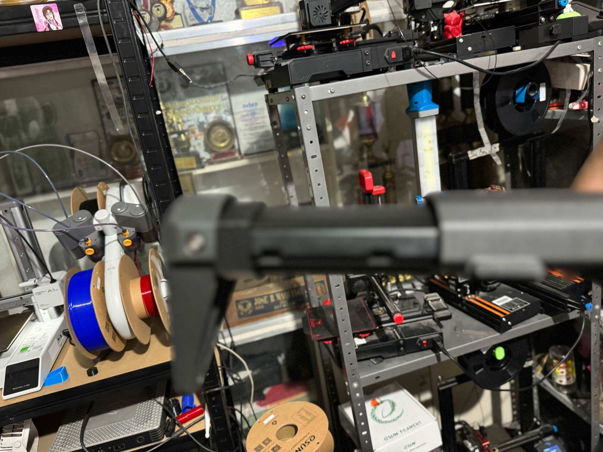 JomarX's 3d printed Honey badger battery extension for gel blaster TOY