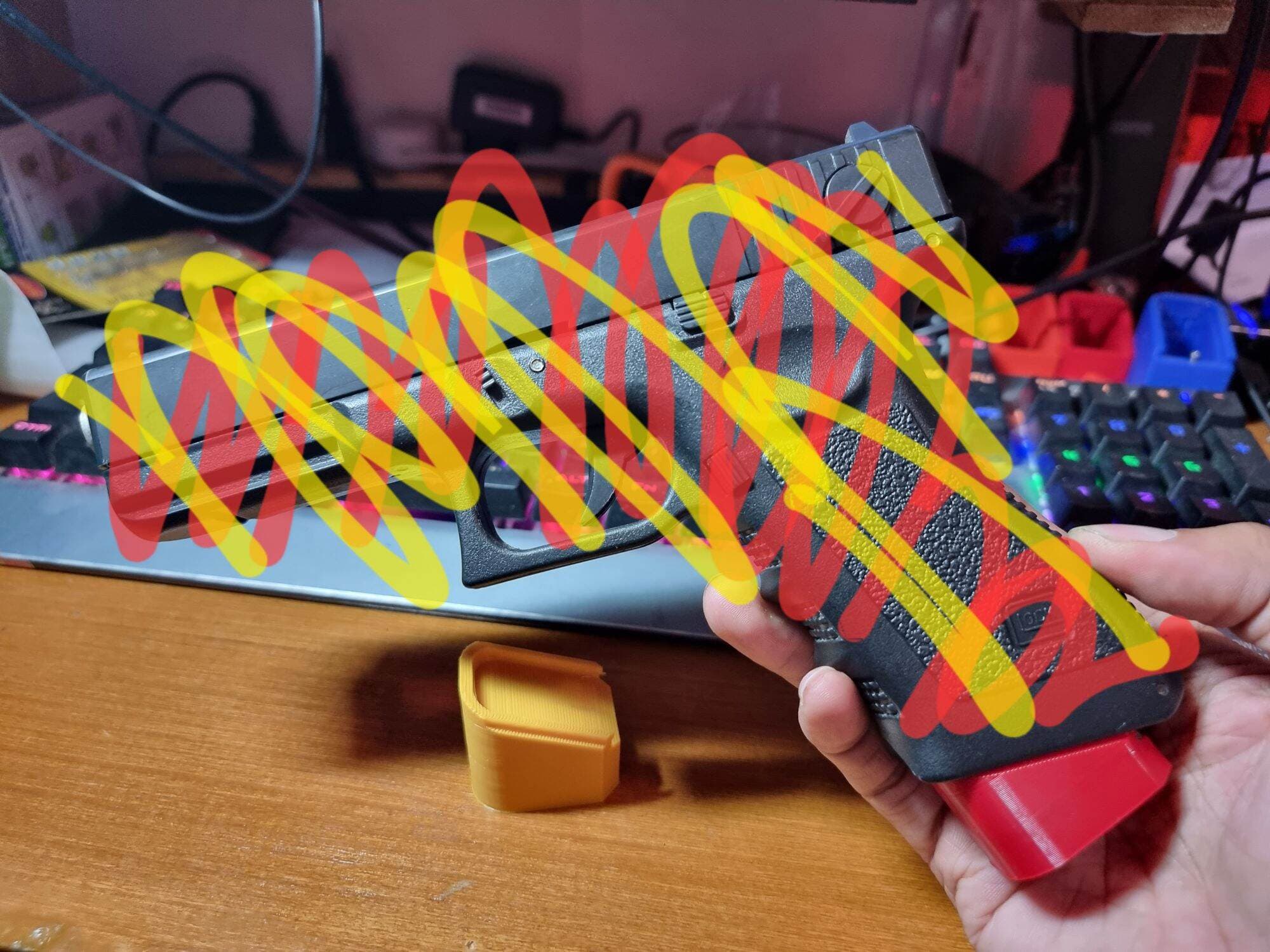 Q1 Glockz accessories - base padz for pelletTOY ONLY!